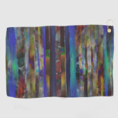 Tornstreifen mit digitalen Farbtexturen Golfhandtuch (Horizontal)