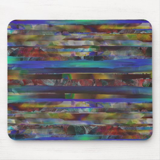 Tornstreifen mit digitalen Farbtexturen Mousepad (Vorne)