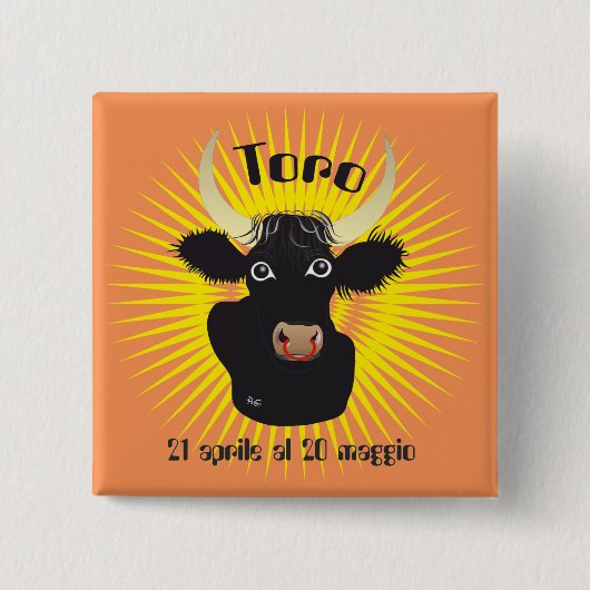 Toro 21 aprile al 20 maggio Buttons (Vorderseite)