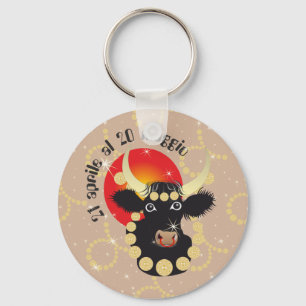 Toro 21 aprile al 20 maggio Portachiavi Schlüsselanhänger