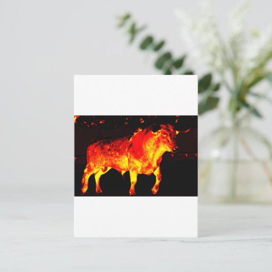 TORO BRAVO POSTKARTE (Stehend Vorderseite)