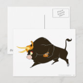 Toro der Bull-Gesamtaufladung Postkarte (Vorne/Hinten)