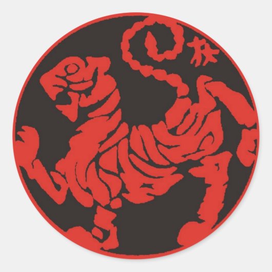 Toro_red Runder Aufkleber (Vorderseite)