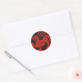 Toro_red Runder Aufkleber (Umschlag)