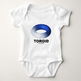 Toroid (blauer Torus) Baby Strampler