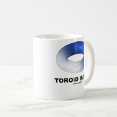 Toroid Inside (Blue Torus) Kaffeetasse (VorderseiteRechts)