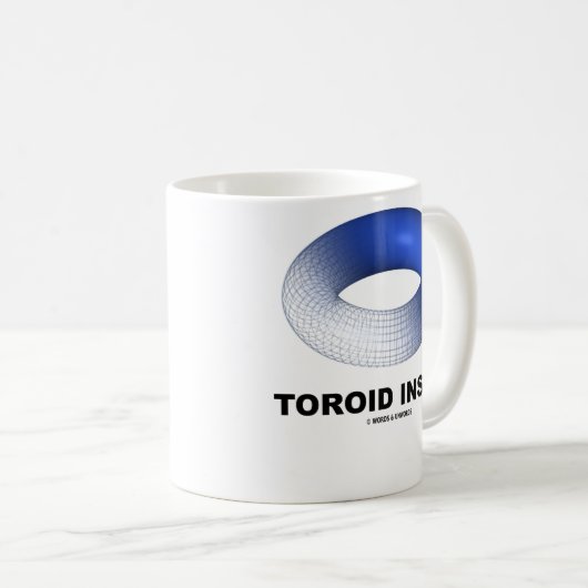 Toroid Inside (Blue Torus) Kaffeetasse (VorderseiteRechts)