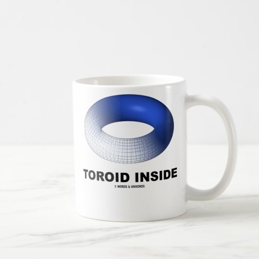 Toroid Inside (Blue Torus) Kaffeetasse (Rechts)