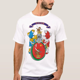 Torok Familien-ungarisches Wappen T - Shirt