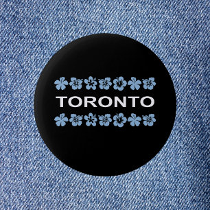 Toronto Aloha Bands Blue Dark Color Button