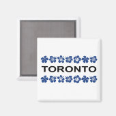 Toronto Aloha Bands Blue Light Color Magnet (Vorderseite/Rückseite)