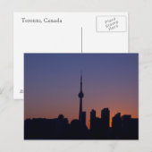 Toronto at Sunset Postcard Postkarte (Vorne/Hinten)