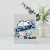 TORONTO BASEBALL POSTKARTE (Stehend Vorderseite)