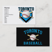 TORONTO-BASEBALL-VISITENKARTEN VISITENKARTE (Vorne/Hinten)