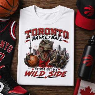 Toronto Basketball Bringt Meine Wilde Seite Zum Vo Tri-Blend Shirt