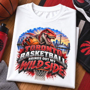 Toronto Basketball Bringt Meine Wilde Seite Zum Vo Tri-Blend Shirt