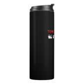 Toronto Beach Icons Dark Color Thermosbecher (Nach links gedreht)
