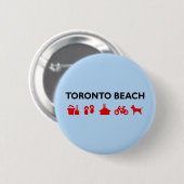 Toronto Beach Icons Light Color Button (Vorne & Hinten)