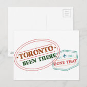 Toronto Been hat das getan Postkarte (Vorne/Hinten)