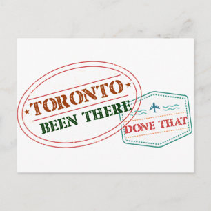 Toronto Been hat das getan Postkarte