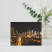Toronto bei Nacht Postkarte (Stehend Vorderseite)