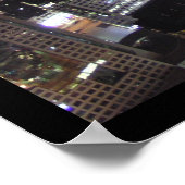 Toronto bei Nacht vom CN Tower Poster (Ecke)