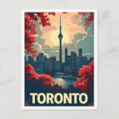 Toronto Canada Art vintage Travel Postkarte (Vorderseite)