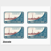 Toronto Canada Aufkleber (Blatt)