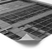 Toronto Canada Black and White Foto Poster (Ecke)