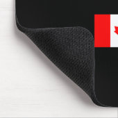 Toronto Canada Canadian Flag Dark Color Mousepad (Ecke)