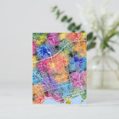 Toronto Canada City Map Postkarte (Stehend Vorderseite)