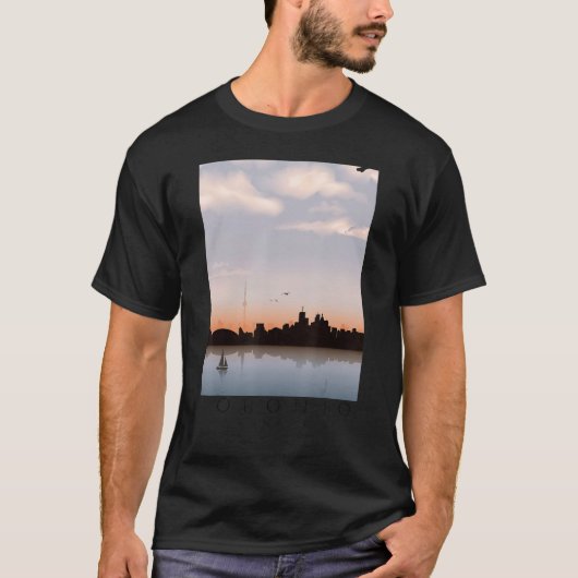 Toronto Canada City Skyline Travel Tourism So T-Shirt (Vorderseite)