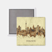 Toronto Canada Cityscape Magnet (Vorderseite/Rückseite)