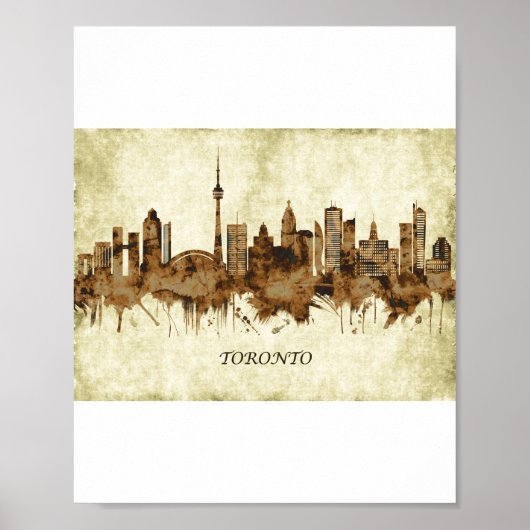 Toronto Canada Cityscape Poster (Vorne)