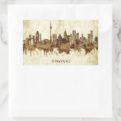 Toronto Canada Cityscape Rechteckiger Aufkleber (Tasche)