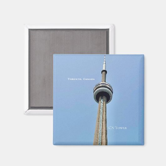Toronto, Canada CN Tower Magnet (Vorderseite/Rückseite)