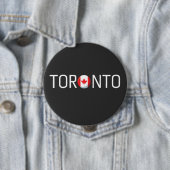Toronto Canada Flag  Button (Beispiel)