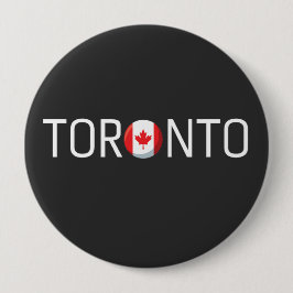 Toronto Canada Flag  Button