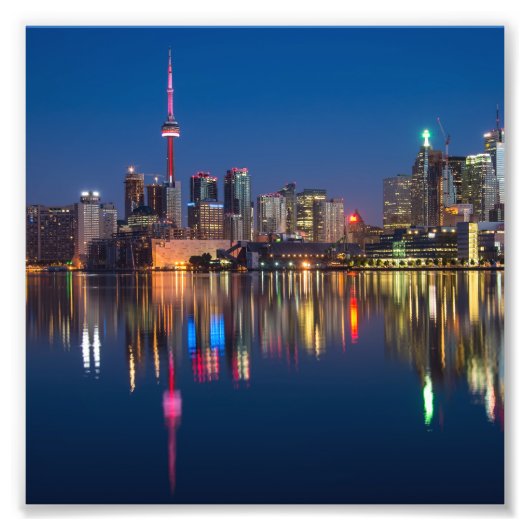 Toronto Canada night City Fotodruck (Vorne)