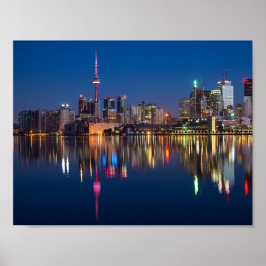 Toronto Canada night City Poster (Vorne)
