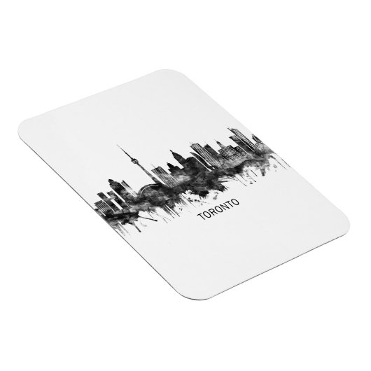Toronto Canada Skyline BW Magnet (Rechte Seite)