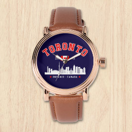 Toronto Canada Skyline City Armbanduhr