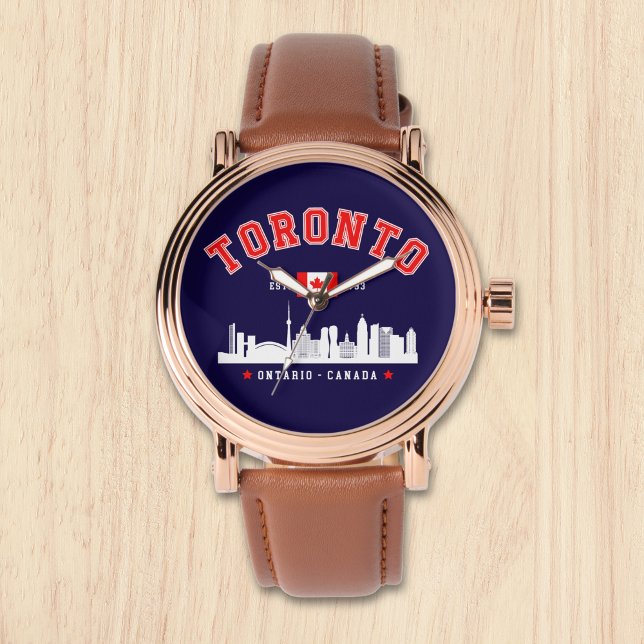 Toronto Canada Skyline City Armbanduhr (Von Creator hochgeladen)