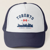 Toronto Canada Skyline City Truckerkappe (Vorderseite)