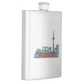 Toronto Canada Skyline Flachmann (Rechts)