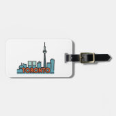 Toronto Canada Skyline Gepäckanhänger (Vorderseite horizontal)