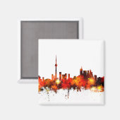 Toronto Canada Skyline Magnet (Vorderseite/Rückseite)