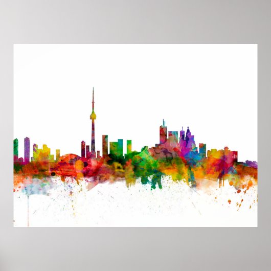 Toronto Canada Skyline Poster (Vorne)