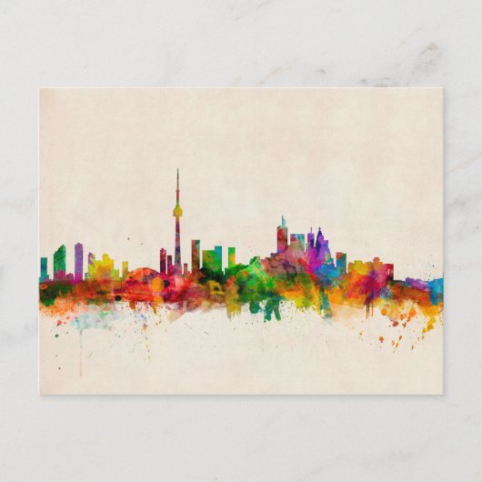 Toronto Canada Skyline Postkarte (Vorderseite)