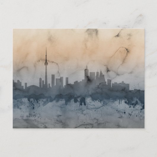 Toronto Canada Skyline Postkarte (Vorderseite)
